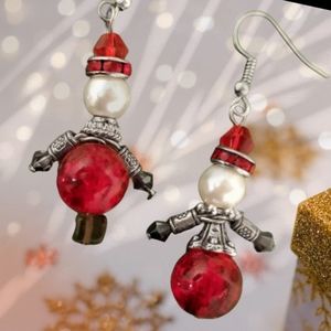 Cutest Santa & Mrs Claus Earrings Ever
